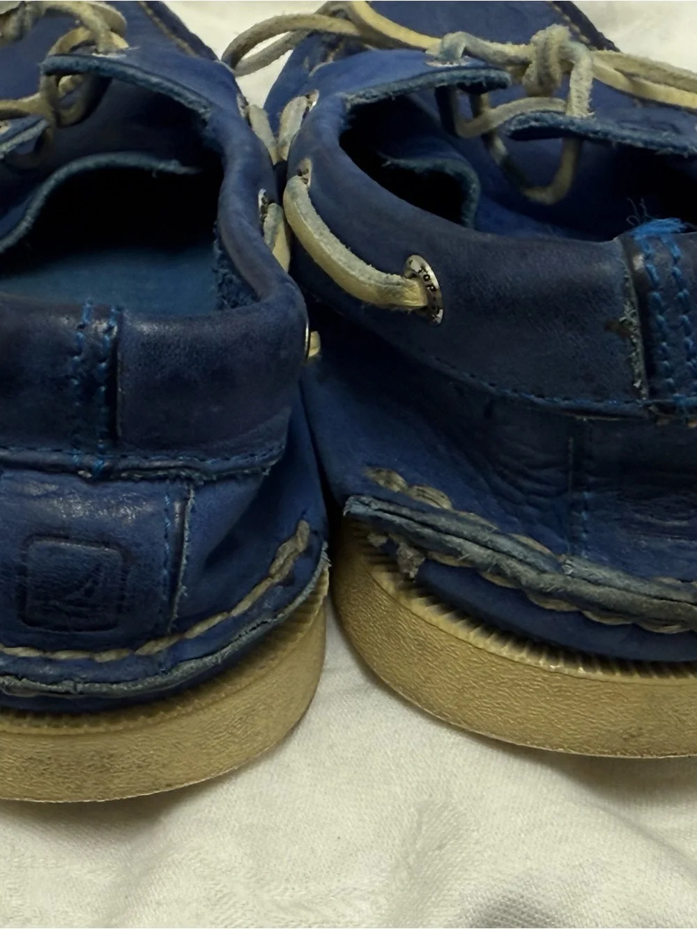 Sperry A/O 2-Eye Royal Blue Leather Boat Shoes Men’s 11⁠